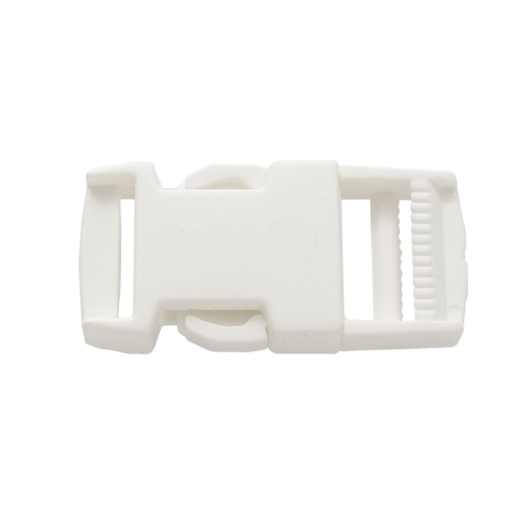 1 in White Square Side Release Buckle - Side Release Buckles